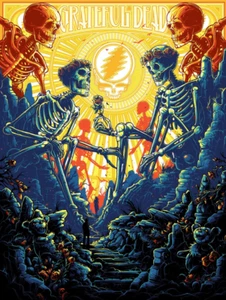 Dan Mumford Grateful Dead 18x24 x/25 Rare Signed & Numbered - Picture 1 of 1