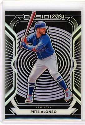 2021 Chronicles Pete Alonso Obsidian #d 38/99 - New York Mets - Image 1 of 2