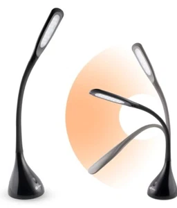 OttLite Natural Daylight LED Flex Floor Lamp - Black - New In Open Box - Picture 1 of 4