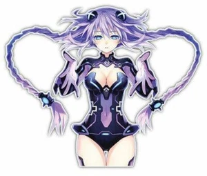 Calcomanía de ventana de coche Neptune Hyperdimension Neptunia corazón púrpura anime 009 - Imagen 1 de 1
