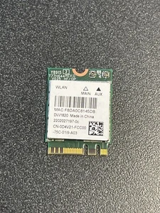 Carte d'interface réseau sans fil Qualcomm Atheros QCNFA344A DW1820 - Photo 1/2