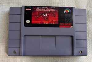 Spider-Man Venom Maximum Carnage (Super Nintendo SNES, 1994) Working, Game Only - Picture 1 of 4
