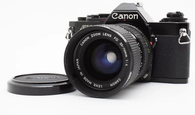 [COMO NUEVA] Cámara fotográfica Canon AV-1 negra NUEVA FD NFD 35-70 mm F/4 Japón 2459428 Foto 1 de 4