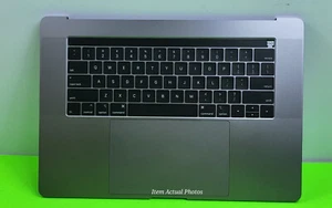 2019 APPLE MACBOOK PRO A1990 case KEYBOARD PALMREST TRACKPAD BATTERY Gray 22 cy - Picture 1 of 14