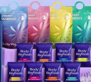 BodyRefresh Aromatherapy Shower Steamers - Ea Bag (6 Steamers) Sold Separately - Picture 1 of 10