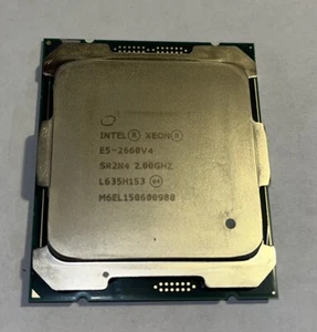 Intel Xeon E5-2660 V4 14-Core 2.00GHz SR2N4 CPU Processor TESTED - Picture 1 of 2