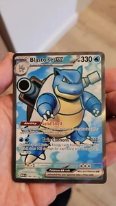 Pokemon 151 Blastoise Ex Full Art 186/165 ENG NM - Bild 1 von 2