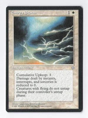 Energy Storm Ice Age MTG Vintage Magic the Gathering Card LP/NM - Image 1 of 2