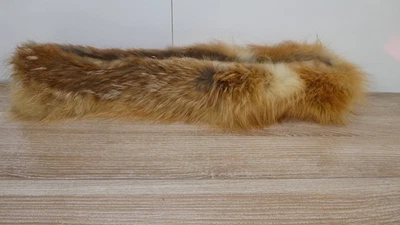 Cuello de piel sintética vintage rubio/marrón Foto 1 de 3