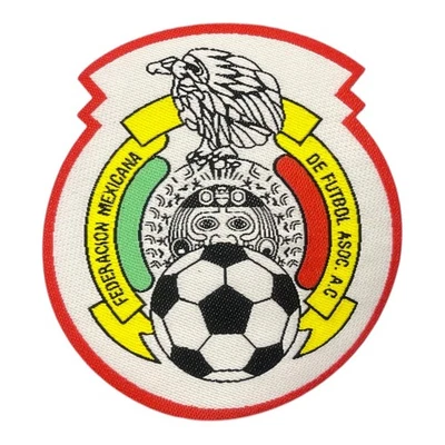 EVERPATCH Mexico Soccer Crest Iron On Embroidered Patch Badge 3x3 Inch Futbol Mexicano Log
