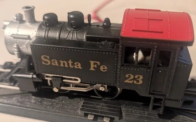 HO Scale AT&SF SANTA FE 0-4-0 Tank Locomotive Model Power 96500 TESTED  - Image 1 of 4