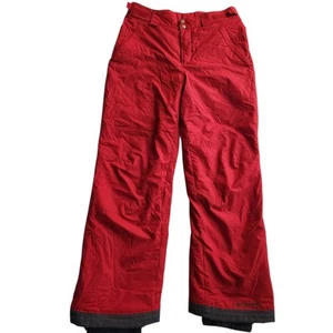 Columbia Bugaboo Omni-Tech Ski Pants Red Mens Sm Winter Snow Outdoors Insulated - Picture 1 of 8