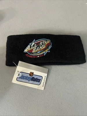 New Vintage Rare ALL STAR GAME MINNESOTA 2004  Black Headband Official Embroider - Image 1 of 4