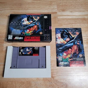 Batman Forever SNES Super Nintendo Ent Sys, 1995 CIB komplett mit Handbuch - getestet - Bild 1 von 6