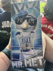 2025 WWE Mr. Met Bobblehead SGA Jey Uso Yeet Wrestling New York Mets Wrestling - Bild 1 von 1