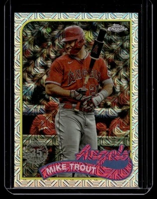 2024 Topps Silver Pack Mojo Mike Trout Los Angeles Angels #T89C-17 - Image 1 of 2