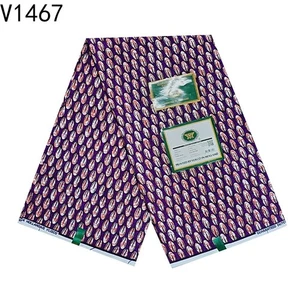 6 Yards Of Ankara Wax Print With High Quality Wax Dutch Holland Velisco... - Picture 1 of 2