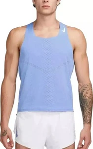 $90 NEW Nike ADV Aeroswift Dri-Fit Running Singlet Tank Top Sz Small DM4624 450 - Picture 1 of 6