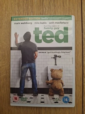 Ted Movie DVD Mark Wahlberg Seth MacFarlane Comedy UNCUT UNRATED PAL 2 & 4 - Image 1 of 4