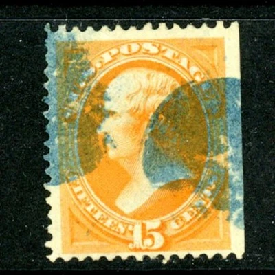 US Scott # 152 - Used - Nice Centering - Blue Cancel - CV=$225.00       (1-C254) - Image 1 of 2