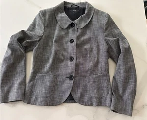 toller Blazer Damen. Gr. 42 S‘Oliver Selektion grau kariert - Bild 1 von 6