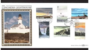 Sellos de portada de Benham Lighthouse FDC Isla de Man 1996 - Imagen 1 de 1