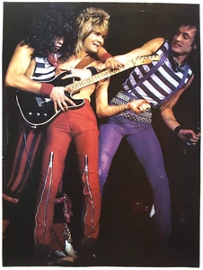 QUIET RIOT LIVE KEVIN DUBROW CAVAZO BANALI 1980'S MAGAZINE PINUP POSTER CLIPPING - Picture 1 of 3