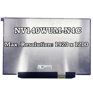 NV140WUM-N4C 1920x1200 30 pins 14.0 inch IPS Matrix LCD Screen Panel Display - Picture 1 of 2