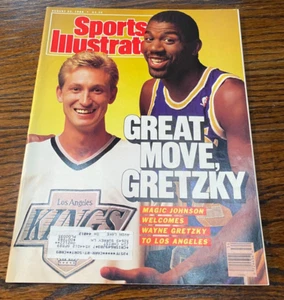 Sports Illustrated Magazine Aug 22, 1988  Great Move Gretzky  Magic Johnson Nice - Picture 1 of 3