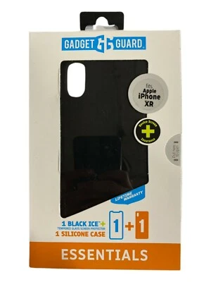 Gadget Guard Silicone Case for Apple iPhone Xr With Black Ice + Screen Protector - Image 1 of 4