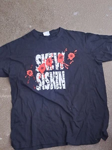 Vintage SKEW SISKIN heavy metal rock concert tour 90's T Shirt L - Picture 1 of 5
