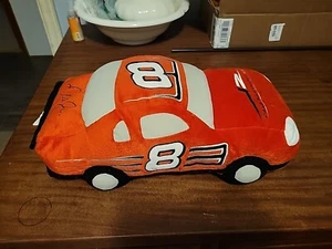 DALE EARNHARDT JR 18" Plush Stuffed Toy Car Pillow #8 Nice - Picture 1 of 3