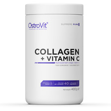 OSTROVIT Supreme Pure Collagen + Vitamin C Pulver 400 g | stärkt Gelenke