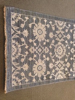 Peshawar chobi oriental area rug hall way runner  2.6x10' Oushak new Wool & Silk - Image 1 of 4