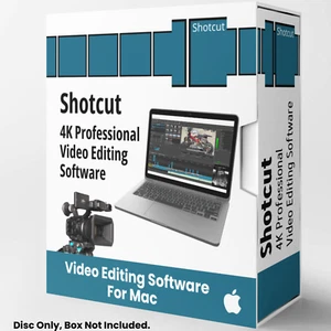 Shotcut Professional HD Video Editing Software Suite for Mac on CD-ROM - Picture 1 of 17