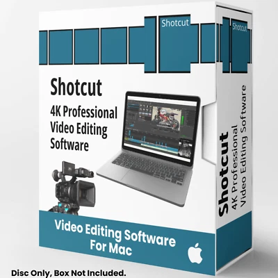 Shotcut Professional HD Video Editing Software Suite for Mac on CD-ROM - Image 1 of 4