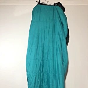 REI Nod Pod Jade/Black Mummy Sleeping Bag 15° Backpacking Camping Vintage - Picture 1 of 16