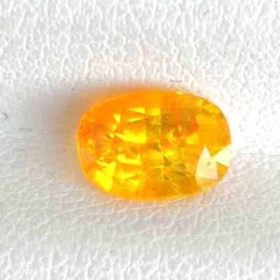 Certified Natural Yellow Sapphire 1.37 Ct Loose Gemstone Sri Lanka - Image 1 of 4