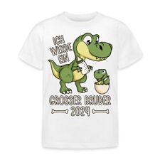 Großer Bruder 2024 Dinosaurier Dino Spruch Kinder T-Shirt