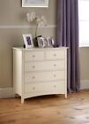 Cabinet White Chest Of 5-Drawers Bedside Table Storage Cameo Bedroom Furniture