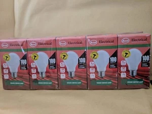PROPER LIGHTBULBS  10 X 100 WATT 240v E27 FROSTED  LIGHTBULBS FREE P&P!!! - Picture 1 of 1
