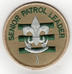 Parche Senior Patrol Leader (2015-actual), Bronceado Brd, ""Desde 1910" Eslogan Back - Imagen 1 de 1