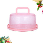  Cake Pastry Carrier with Handle Transparent Food Container Household Seal