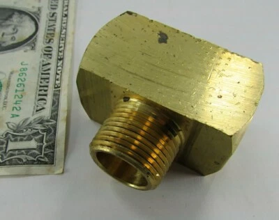 Nuevas camisetas Eaton Branch, 3/4 macho NPT x 3/4 hembra NPT latón macizo (NPTF) 3600X12 Foto 1 de 4