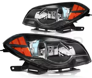 Pair Headlight Assembly Fits 2008-2012 Chevy Malibu Set Headlamp Assembly - Picture 1 of 7