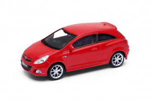 WELLY NEX OPEL CORSA D OPC Red 1:43 Scale 4 Inch Diecast Toy Car NEW