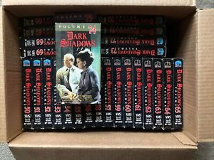 Dark Shadows VHS Tapes, Lot of 48 Volumes 26-75, Horror VHS