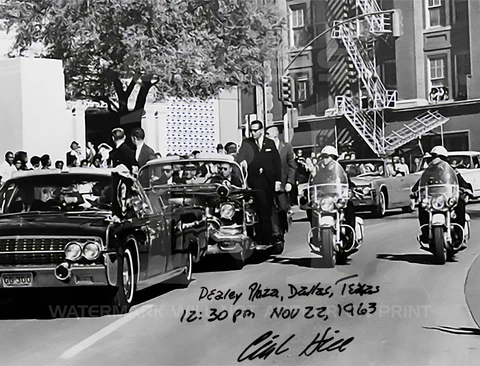 1963 PRESIDENT JFK KENNEDY CLINT OSWALD SIGNED AUTOGRAPH 8.5X11 PHOTO REPRINT Cover