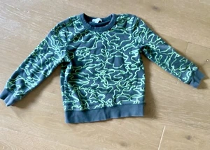 Boys Rockets Of Awesome Pullover Sweatshirt Green Size 6 - Picture 1 of 3