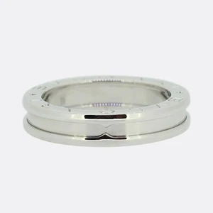 Bvlgari B.Zero1 One-Band Ring Size Q (58) - 18ct White Gold - Picture 1 of 2